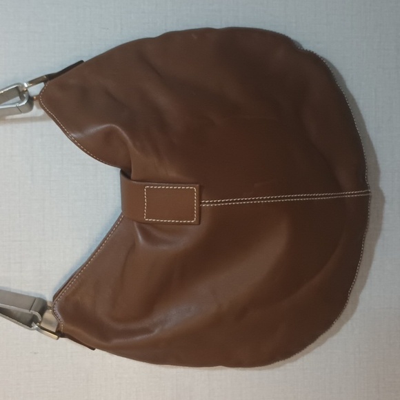 Luis Esteve Purse Soft Leather Shoulder Handbag Silver Hardware Made in Spain - Picture 4 of 11